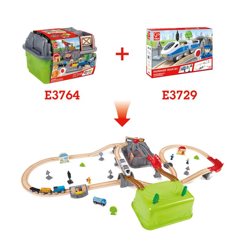 Hape Tidying Box Rail Set E3764 (Ages 3+)