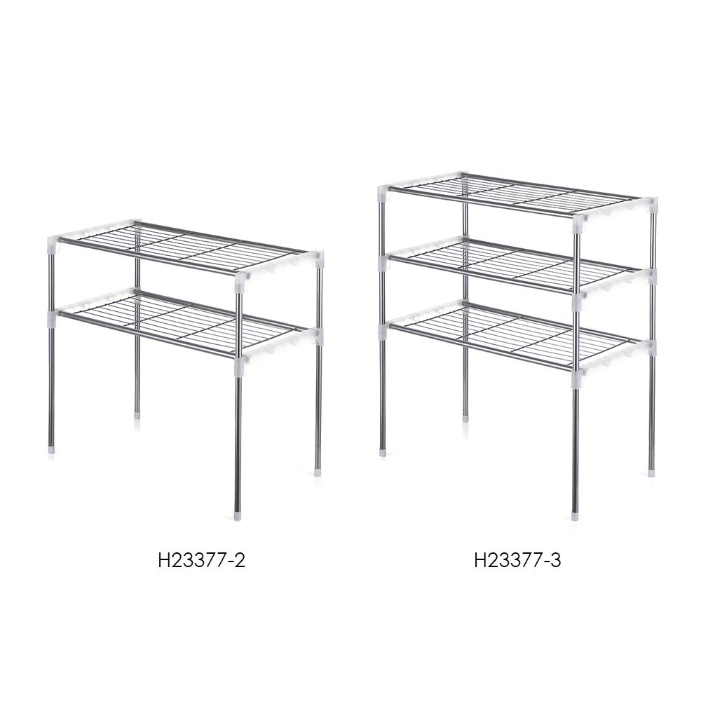 3-Tier Multi-functional Kitchen Storage Shelf Rack Microwave Oven Shelving Unit