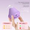 Vibrate Adsorption Type Massager Ball Electric Acupoint Massager Silicone Massage Cone  Home Use