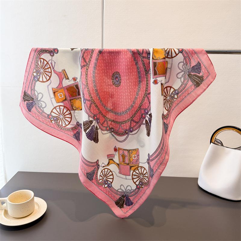 Горошек Стиль Елочка Узор Хлопок И Лен Маленький Квадратный Шарф Шелковый Шарф Имитация Бархата Головной Платок Шаль Шарф для Защиты от Солнца Женский Шарф