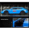 1/36 Porsche Taycan Turbo S Cross Turismo Модель спортивного автомобиля из сплава Литой металл Гоночный автомобиль Модель транспортного средства Звук Свет Детская игрушка Подарок