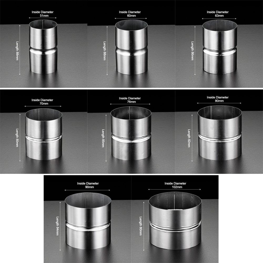 Новый фитинг для труб из нержавеющей стали, круглый прямой, серебристый переходник для труб