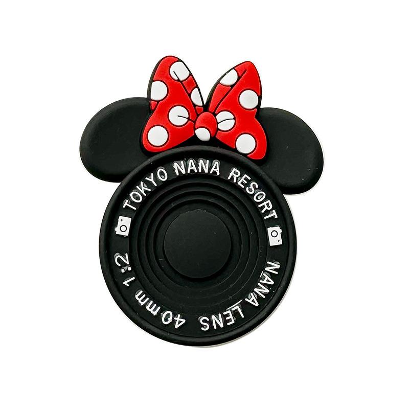 Креативный держатель-подушка для телефона Mickey Mouse с бантом, выдвижной, для задней панели, настольная подставка