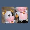 Kids Electric Cow Toy with LED Light Music Singing Dancing Cartoon Dairy Cattle Toy Toddlers Interactive Educational Movable Eyes Animal Musical Toy
