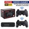X2 Plus 256G 50000 Game GD10 Pro 4K Game Player 3D HD Retro Video Game Console Wireless Controller TV 50 Emulator For Kids Gifts