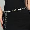 Vintage Metal Star Waist Chain Women'S Accessories Jeans Short Skirt Belt Decorative Dress Tide