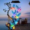Hummingbird Shape Wind Chimes Butterfly Hanging Pendant Waterproof Solar Power Automatic Lighted Wind Chimes Outdoor Decoration