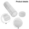 10 Sets of 30mm Plastic Coin Storage Tubes with Clear Round Holder Cases for Collectors to Safely Store and Protect