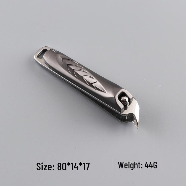 Набор кусачек для ногтей из нержавеющей стали с защитой от брызг и подарочным инструментом