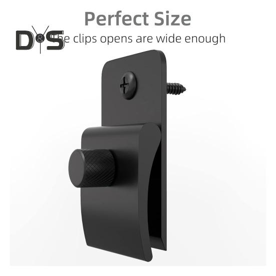 4 Pcs Tapestry Clip Metal Carpet Hanging Clips with Screws Easy Installation Wall Hangings Clip for Blankets Tapestries