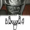 Для Ford Focus 2012-2014 Черная накладка на панель управления кондиционером из углеродного волокна США
