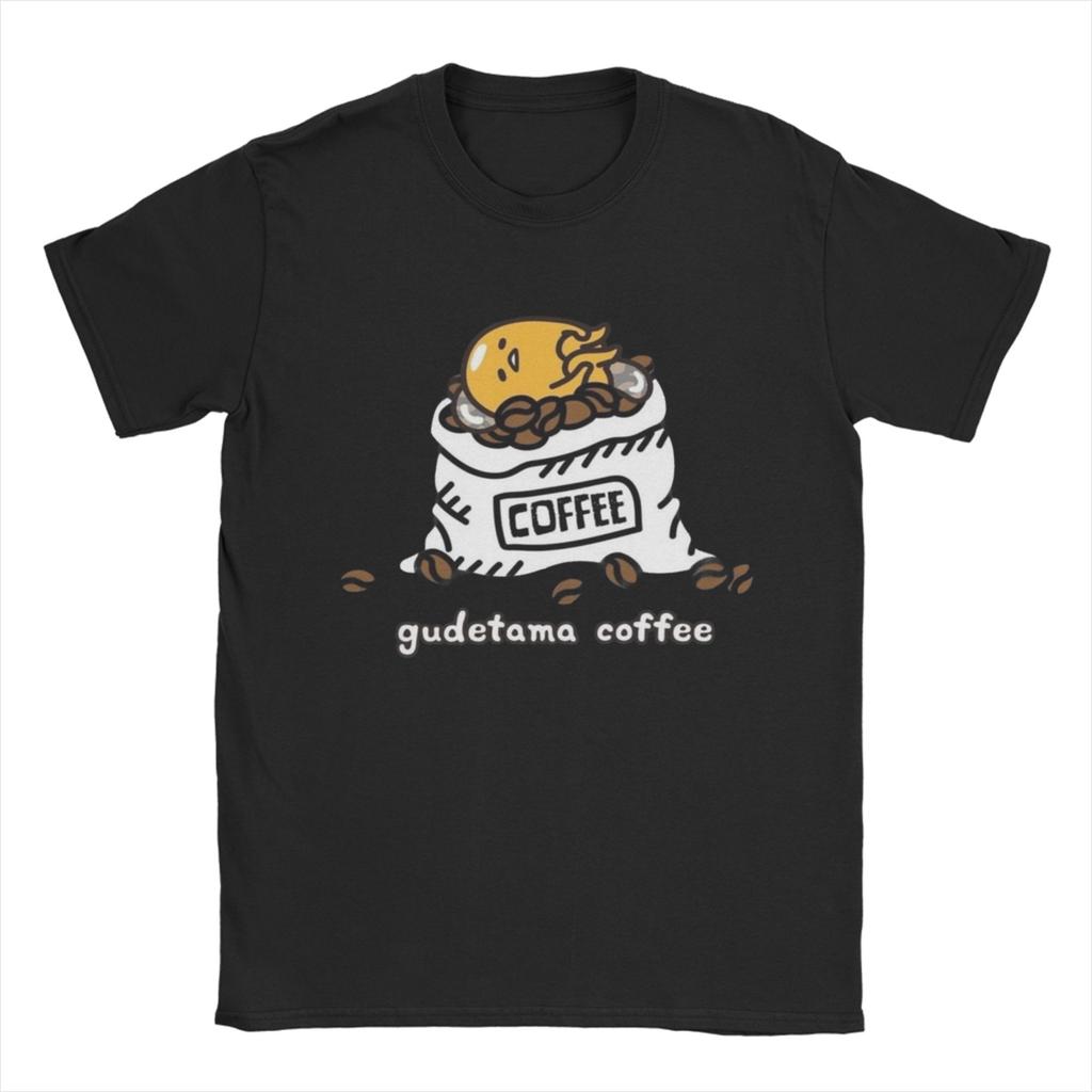 Повседневная футболка Gudetama "Вы заслужили поспать" для мужчин, с круглым вырезом, короткий рукав, хлопковый летний топ