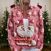 Women'S Christmas Sweater Cute Fun Christmas Sweater Fall And Winter Long Sleeve Knitted Sweater