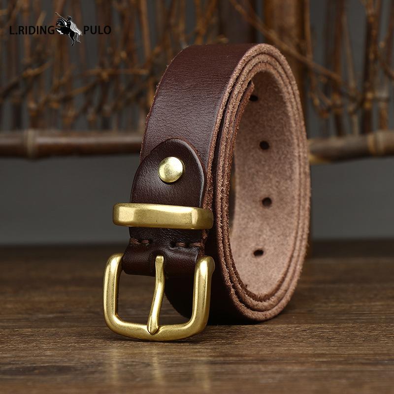 Винтажный женский ремень Косметическая пряжка Женский Натуральная кожа Коровья кожа Ретро Мода Простой Универсальный Ремень для брюк