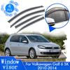 4 шт. лобовое стекло для VW Volkswagen Golf 6 Mk6 5K 2010 2011 2012 2013 2014, оконный козырек, дефлектор, защита, накладка на тент
