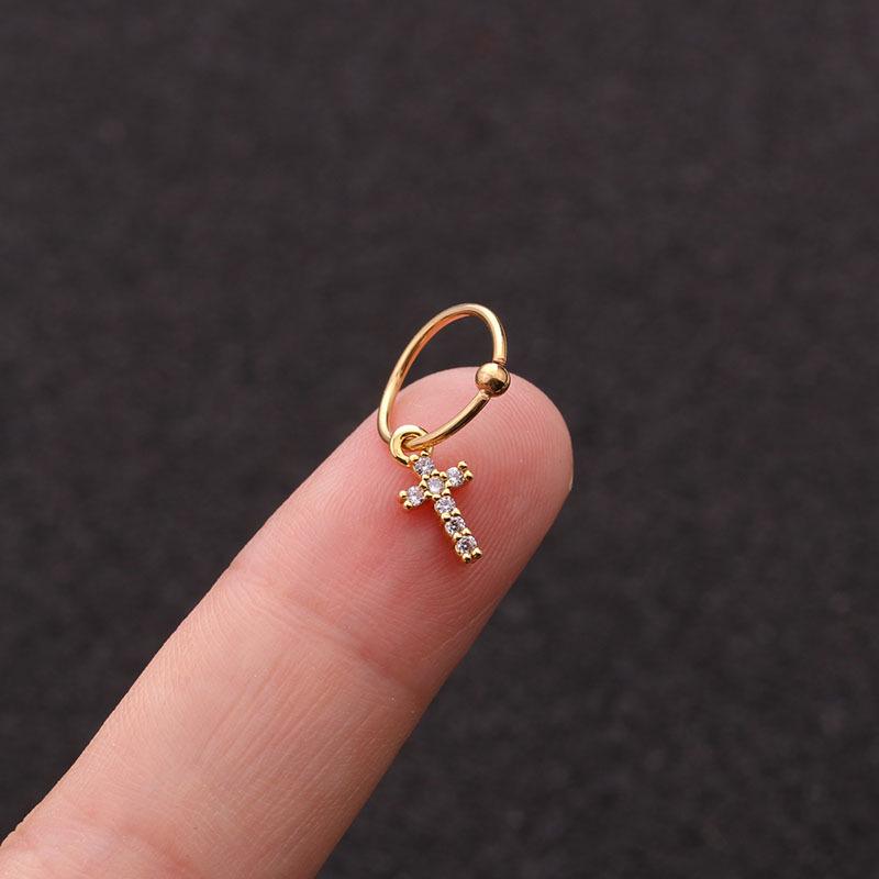 Ювелирные изделия 1 шт. великолепные хрустальные серьги-кольца хрящ спираль пирсинг пупка кольцо трагус ручная работа