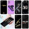 AK47 Handgun Gun Phone Case For Xiaomi Redmi Note 7 8 9 10 Lite 11 11E 11T 12 Pro 11S 4G 10T 5G 8T 9S 10S Soft TPU Black Cover