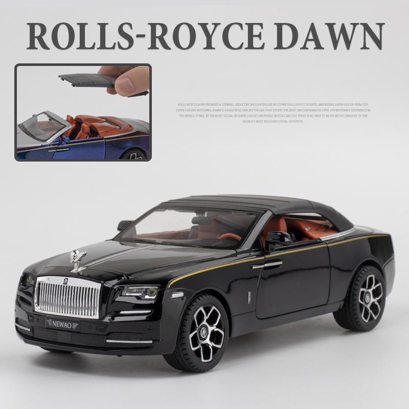 1/24 Rolls Royce Dawn Spofec литые игрушечные машинки и игрушечные машинки модель автомобиля звук и свет инерционные машинки игрушки для детей подарки
