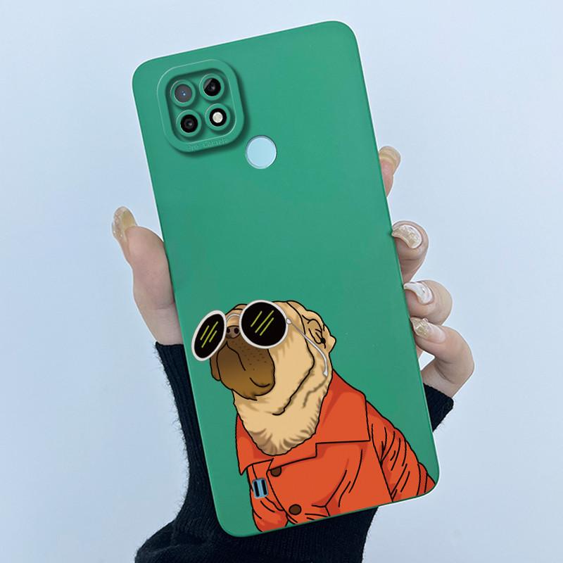 Для Realme C21 RMX3201 / C21Y RMX3261 RMX3263 C25Y Чехол для телефона Coque Мягкий силикон Сладкий расписной Девочки Милый печатный задний чехол