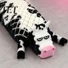 Cow Desktop Decoration 3D Printed Fidget Toy, Flexible Cattle Stress Relief Calming Toy Bendable Cartoon Animal Figurine for 3d Fidgets