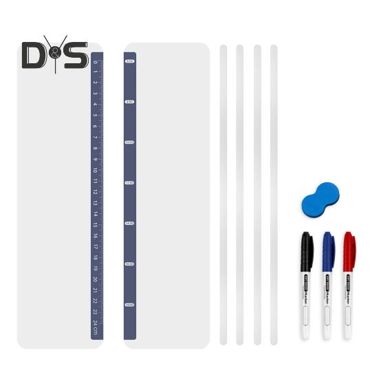 Компьютерная доска для сообщений, магнитный монитор, доска для заметок, держатель для липких заметок с самоклеящимися металлическими полосками, настольные аксессуары