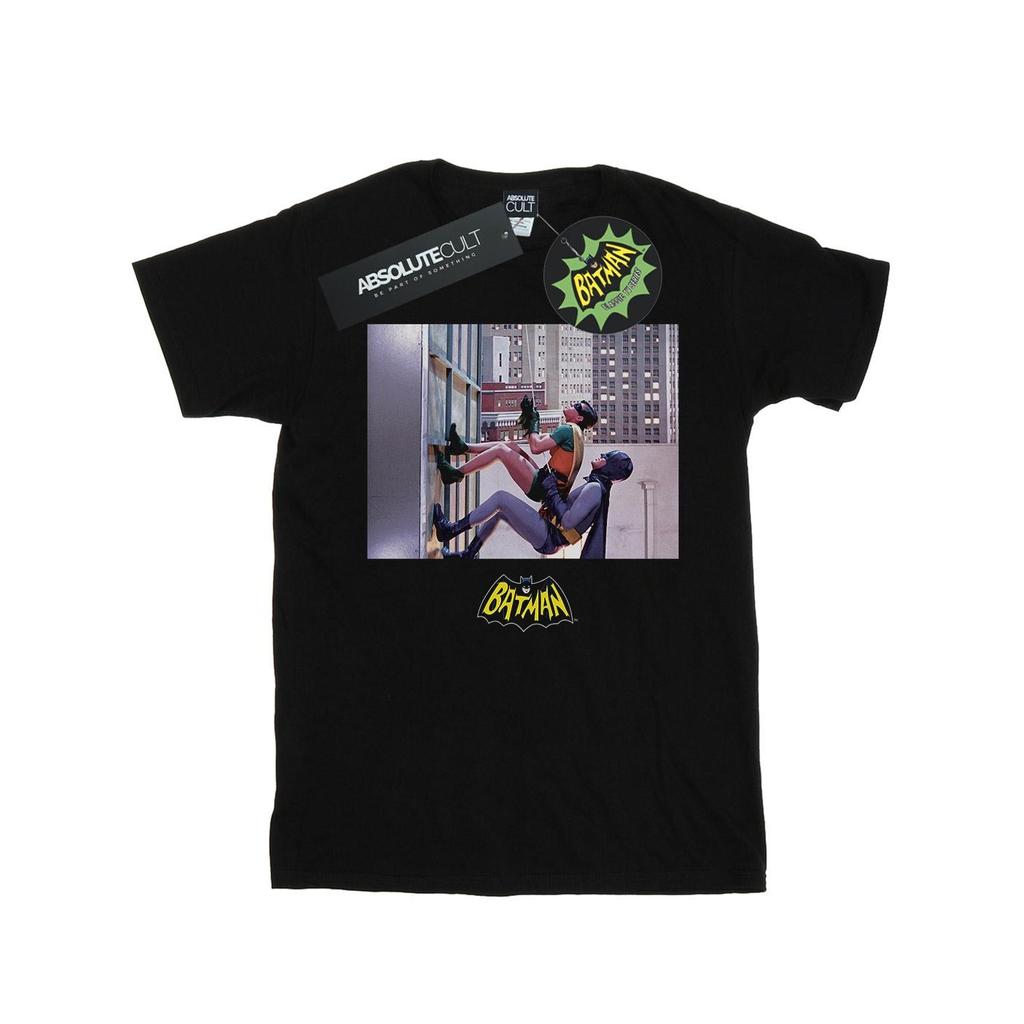DC Comics Mens Batman TV Series Skyscraper Climb T-Shirt