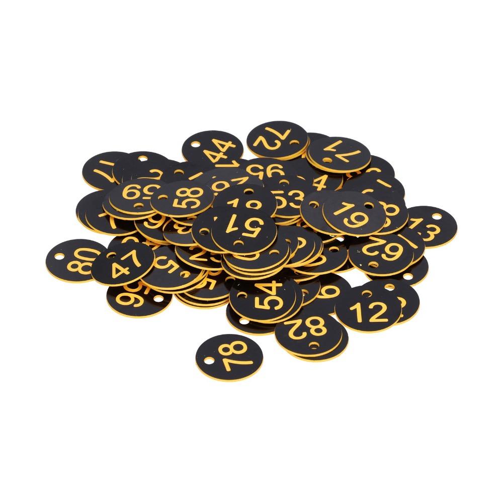 100Pcs ABS Beehive Signs Hole Design Beehive Markers Beekeeping Accessories Animal Husbandry