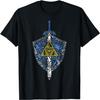 Nintendo Zelda Щит Хайлиан Иконки Стихий Графическая Футболка Футболка