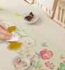 Овальная скатерть для обеденного стола, моющаяся, водонепроницаемая, маслостойкая, термостойкая, новая роскошная накладка на стол для гостиной, чайного столика