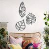 3pcs,Three Leaves Wall Decoration - Elegant Room & Home Decor for Festivals, Bedrooms, Living Rooms, Entrances & More