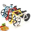 Pizza Cutter Stainless Steel Bicycle Shape Wheel Bike Roller Pizza Chopper Slicer Pizza Cutting Knife Kitchen Tools