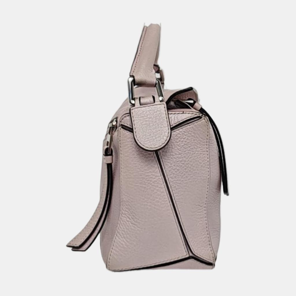 [Pre-Owned] Puzzle Patterned Leather Shoulder Bag - Good #1TCTGB3