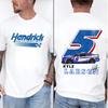 Кайл Ларсон 5 NASCAR Hendrick Motorsports Гонщик Чемпион 2025 Футболка Унисекс Футболка