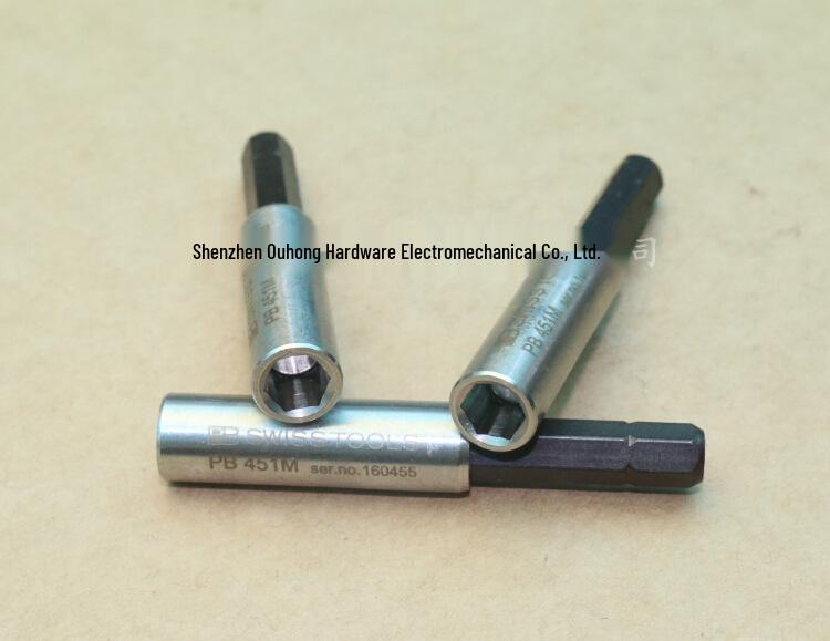 Swiss PB 451.M Universal Socket for 1/4" Bits with Magnetic Link Rod