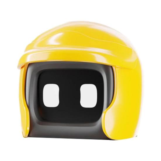 Шлем автомобиля робот милый водительский приятель робот фигурка игрушечная машинка приборная панель мини украшение