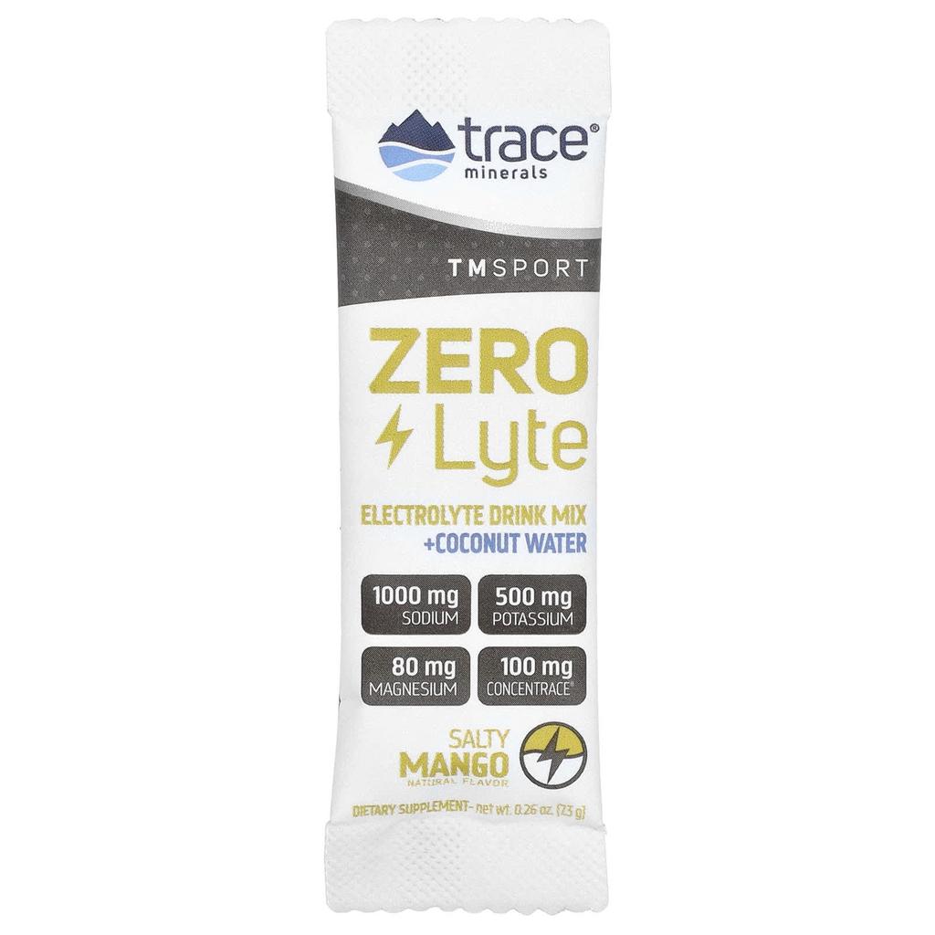 Trace, TM Sport, ZeroLyte, Electrolyte Drink Mix + Coconut Water, Variety Pack, 12 Packs, 3.2 Oz (87.9 G)