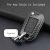 Carbon Fiber Protective Cover for Citroen C3 Aircross Elysee, 301, and Peugeot 208 Key Shells