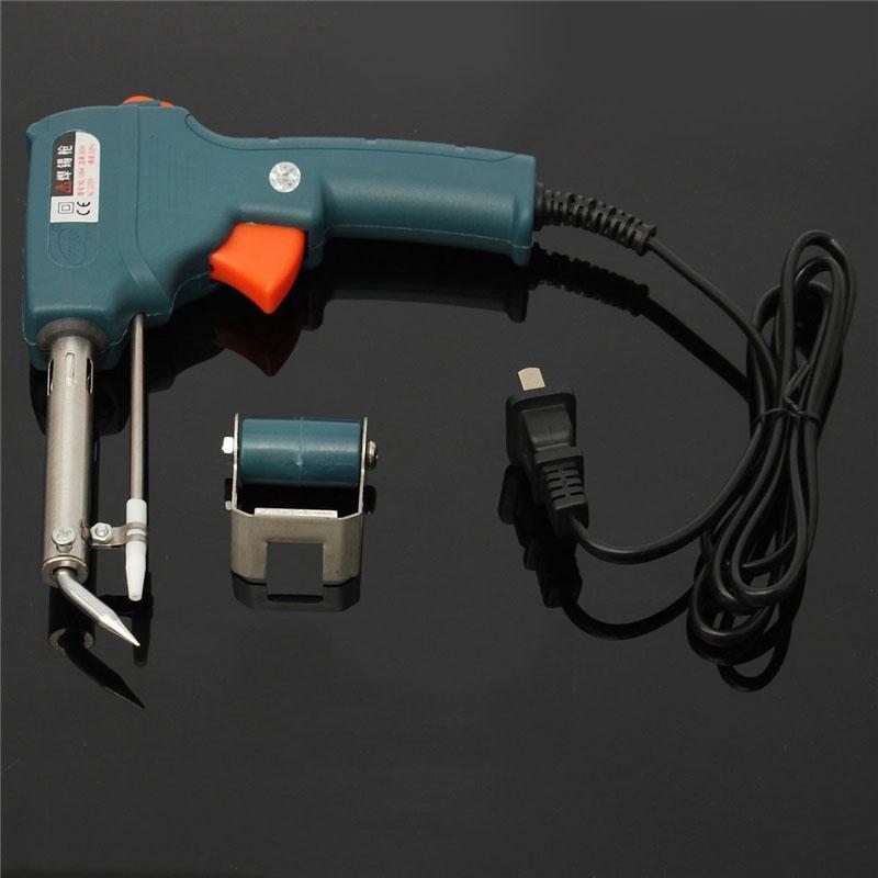 60W Automatic Send Tin Soldering Iron Guns Solder Stand AC Welding Tool Best Price 220V