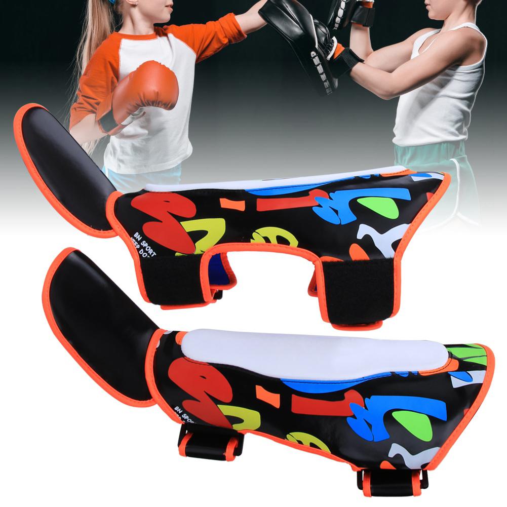 BN FIGHT Детская защита ног, щитки для голени, защитное снаряжение, защита стопы для бокса, муай-тай, тхэквондо, тренировок S