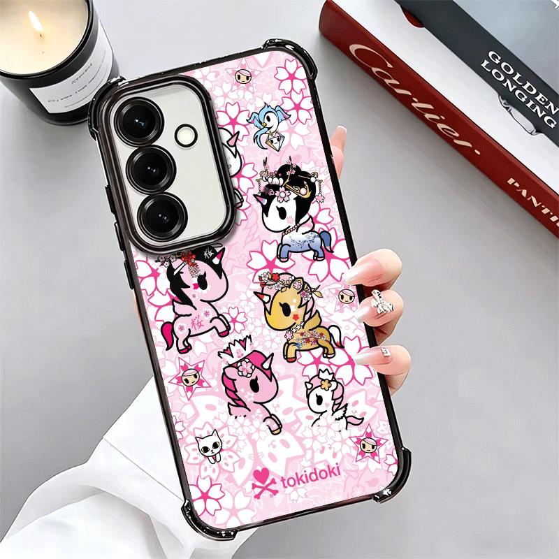 Япония T-Tokidokis Арт Мягкий Чехол Для Телефона Для Samsung A17 A27 A07 A37 A57 A16 A56 A15 A55 A14 A54 A13 A53 A26 A36 A25 A35 A24 A34 A2