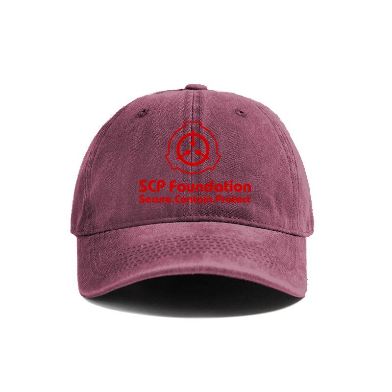 Кепка SCP Foundation Secure Contain Protect с потертостями, унисекс, ретро, для улицы, летняя, регулируемая, Кепка SCP MZ-153