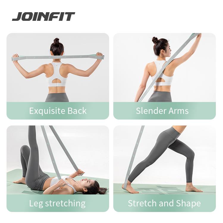 Physical Therapy, Pilates, Exercise, Dance, Stretch Band 10 Loops Durable Yoga Stretch Straps