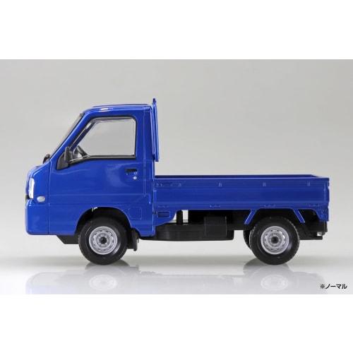 Aoshima Bunka Kyozai 1/32 Scale Rakupla Snap Kit No.05-WB Subaru Sambar Truck WR Blue Limited Pre-Colored Plastic Model Kit (Automobile)