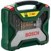 Bosch Screwdriving-Drilling Mixed Set - X-Line Titanium Box of Drill Bits and Screwdriver Bits, 50 Pieces