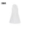 Женское sleeveless платье Semir из жаккардового хлопка и льна