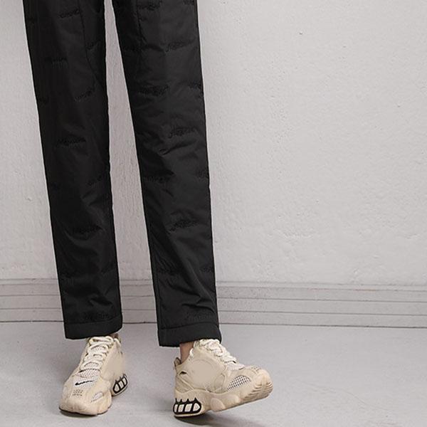 Женские зимние брюки больших размеров с подкладкой и утолщением, свободные, со средней посадкой, прямые, с высокой талией