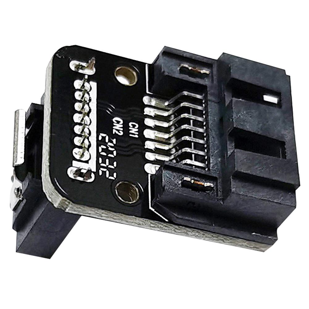 Адаптер SATA 7Pin (мама) к 7pin (папа) с угловым разъемом 90 градусов, 6 Гбит/с, адаптер SATA 7Pin вверх/вниз для материнской платы