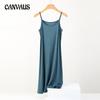 Summer Women's Sleeveless Camisole Dress Plus Size Loose Casual Inner Long Bottom Dress