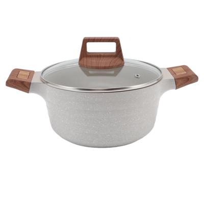 Двойная кастрюля для супа с ушами предотвращает прилипание Быстрый нагрев Видимая элегантная универсальная голландская духовка с крышкой для