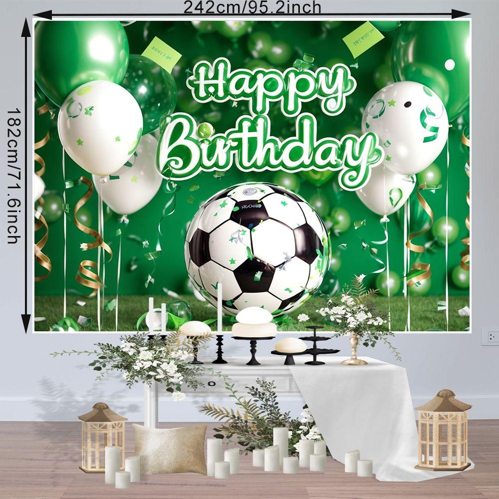 Football Birthday Backdrop Photography Backdrop Children's Birthday Party Decoration Backdrop
